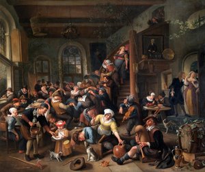 Der Eier-Tanz: Bauern feiern in einem Gasthaus