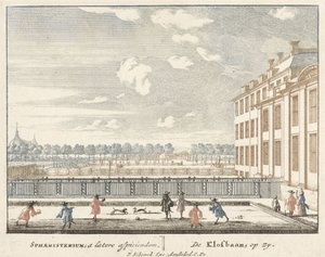 Spiel von Klosbaan im Het Loo Palast, 1694-97