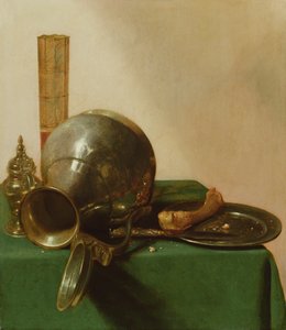 Stillleben mit einem umgestürzten Krug, ca. 1632-37