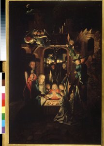 Die Geburt Christi (Die Heilige Nacht) von Jan Joest van Kalkar