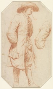 Studie eines stehenden Mannes und des rechten Arms
