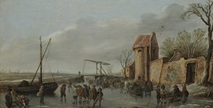 Eine Szene auf dem Eis, 1627
