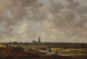 Ein Blick auf Den Haag von Nordwesten, 1647