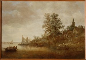 Flusslandschaft von Jan Josephsz van Goyen