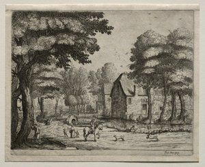 Die Steinbrücke von Jan Josephsz van Goyen