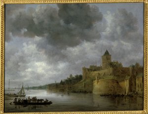 Der Valkhof in Nimwegen, 1642 von Jan Josephsz van Goyen