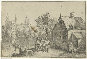 Bauernhaus am Wasser