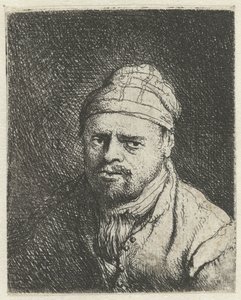 Büste eines Kochs mit Mütze von Jan Lievens