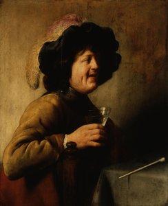 Der Trinker von Jan Lievens