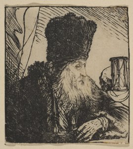 Philosoph mit einer Sanduhr, 1620-74 von Jan Lievens