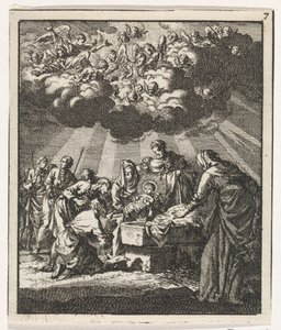Anbetung der Hirten von Jan Luyken
