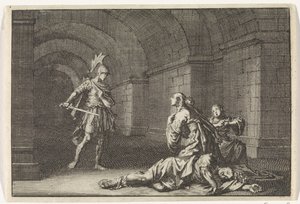 Caesonia wird mit ihrer Tochter von Lupus getötet