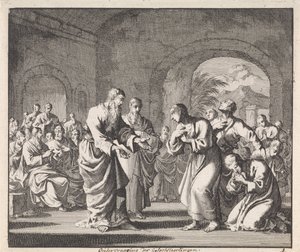 Katechese von fünf Gläubigen von Jan Luyken