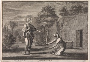 Christus erscheint Maria Magdalena (Noli me tangere) von Jan Luyken