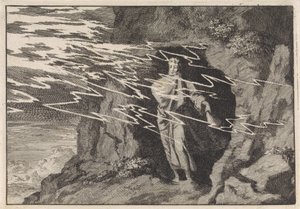 Elia in der Höhle von Jan Luyken