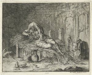 Georg Wanger im Gefängnis von Brixen, 1591 von Jan Luyken