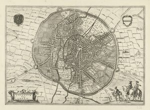 Plan von Leuven, 1581 von Jan Luyken