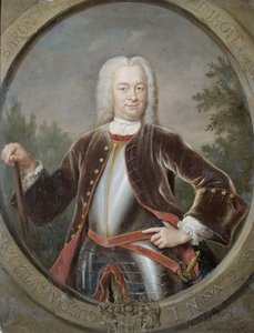 Porträt von Gustaaf Willem, Baron van Imhoff, Generalgouverneur der Niederländischen Ostindien-Kompanie von Jan Maurits Quinkhard