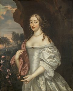 Porträt von Jacoba van Orliens, Ehefrau von Jacob de Witte von Haamstede von Jan Mijtens