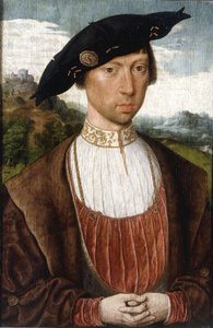 Porträt von Joost van Bronckhorst von Jan Mostaert