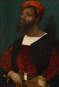 Porträt eines afrikanischen Mannes, ca. 1530 von Jan Mostaert