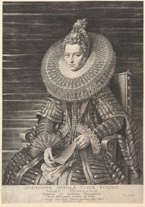 Porträt von Isabella Clara Eugenia, Gouverneurin der südlichen Niederlande, 1615
