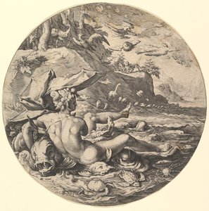 Der fünfte Tag Dies V, aus der Serie Die Schöpfung der Welt