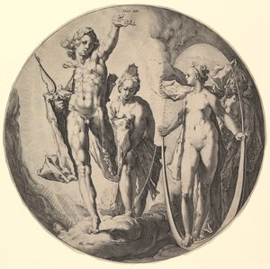 Der vierte Tag stirbt IV, aus der Serie Die Schöpfung der Welt, ca. 1596