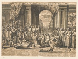 Abbildung des elenden Zustands der Niederlande unter der grausamen Tyrannei des Herzogs von Alba von Jan Pietersz. van de Venne