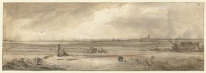Ansicht von Naarden, gesehen von Muiderberg von Jan Ruyscher
