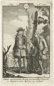 Gespräch zwischen Ferdinand Kettler und Karl Alexander von Jan Ruyter