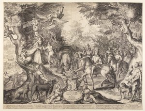 Allegorie des blühenden Zustands der Vereinigten Provinzen von Jan Saenredam