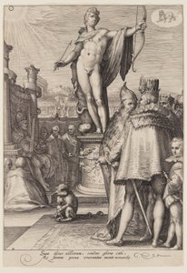Apollo, der über die Künste der Regierung wacht, aus Sieben Planetengötter