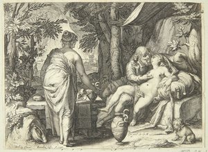 Lot und seine Töchter