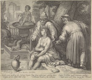 Susanna und die Ältesten von Jan Saenredam
