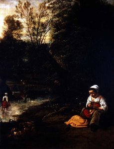 Die Toilette am Wasser