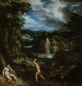 Adam und Eva nach der Sünde, ca. 1586-89