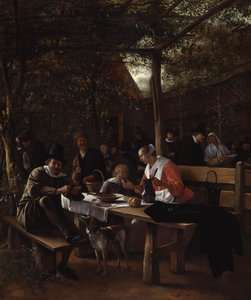 Der Wirtshausgarten von Jan Steen