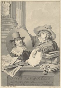 Porträt von Jacob van der Ulft, gehalten von einem Jungen von Jan Stolker