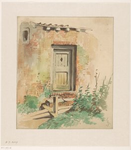 Außentür an einem Bauernhaus von Jan Striening