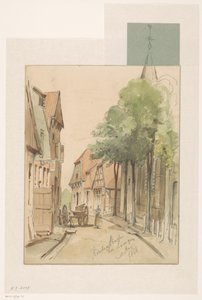 Ansicht der Kirchenstraße in Lingen von Jan Striening