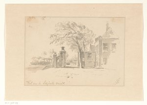 Zoll an der Leidsevaart in Haarlem von Jan Striening