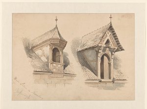 Zwei Dachgauben in Nürnberg von Jan Striening