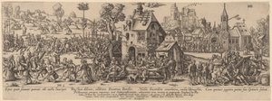 Jahrmarkt von Jan Theodor de Bry after Sebald Beham