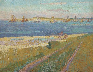 Fischerboote bei Veere von Jan Toorop