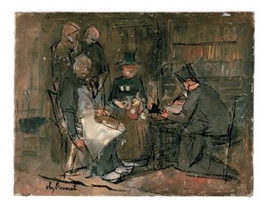 Im Büro des Anwalts (Studie) von Jan Toorop