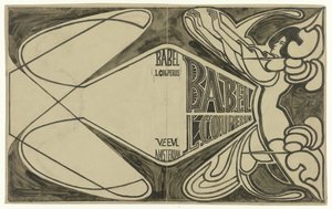 Einbandentwurf für: Louis Couperus, Babel, 1901 von Jan Toorop