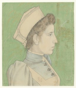 Porträt von Krankenschwester Nelly von Jan Toorop