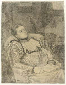 Porträt von Annie Toorop von Jan Toorop