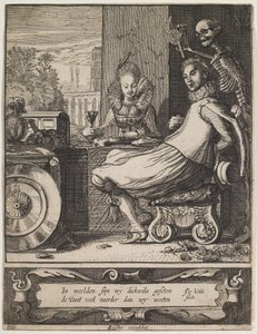 Der Tod überrascht ein Paar von Jan Van de II Velde